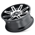 Picture of ION Type 142 20x9 - 8x165-1 BP - 18mm Offset - 130-8mm Hub Black-Machined Wheel