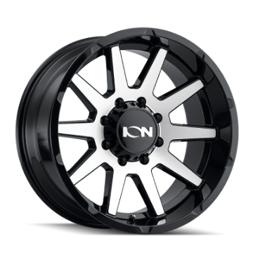 Picture of ION Type 143 18x9 - 6x139-7 BP - 0mm Offset - 106mm Hub Black-Machined Wheel