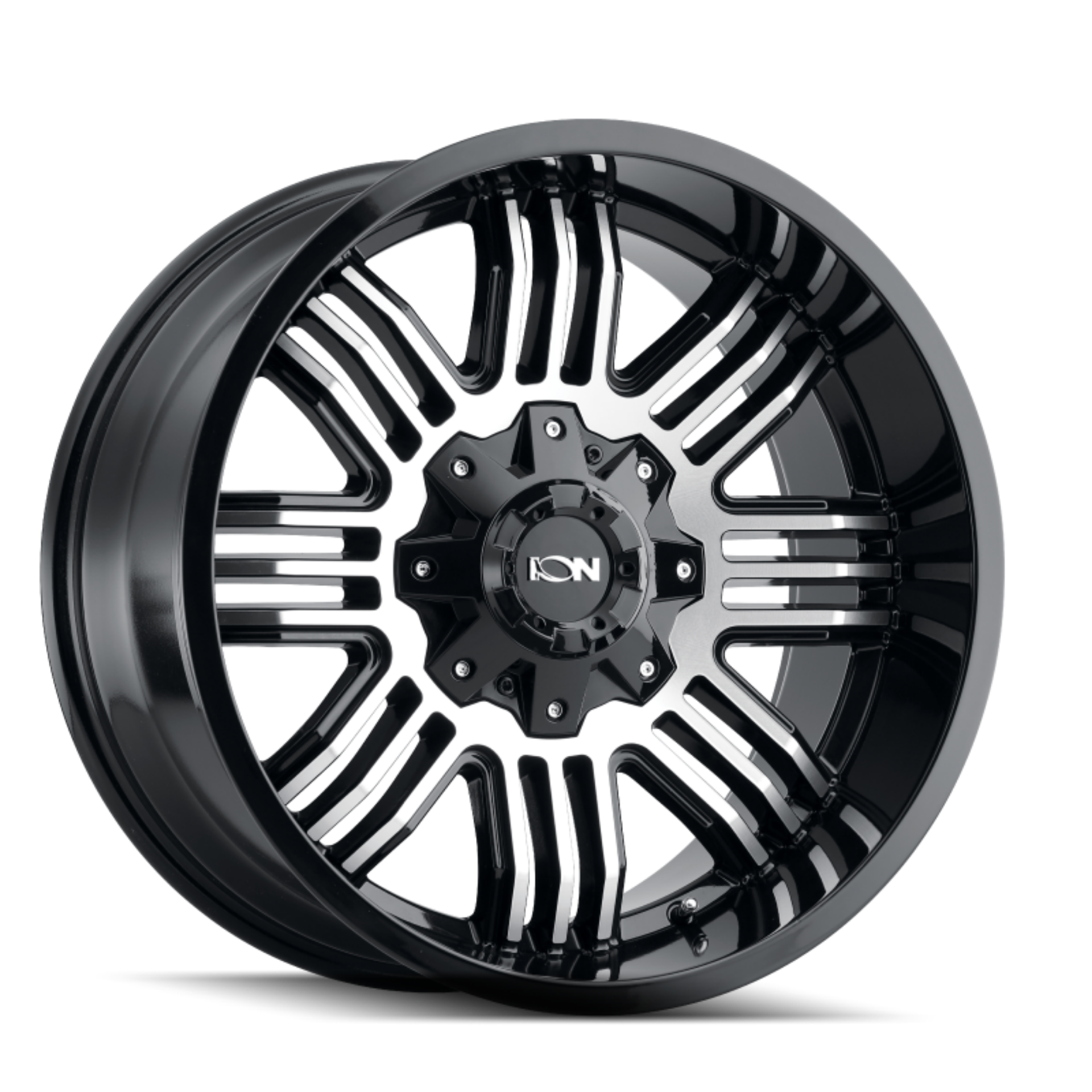 Picture of ION Type 144 17x9 - 8x170 BP - -12mm Offset - 125-2mm Hub Black-Machined Wheel