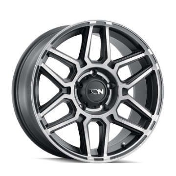 Picture of ION Type 146 20x9 - 5x127 BP - 0mm Offset - 78-1mm Hub Matte Black W-Machined Dart Tint Wheel