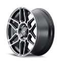 Picture of ION Type 146 20x9 - 5x127 BP - 0mm Offset - 78-1mm Hub Matte Black W-Machined Dart Tint Wheel