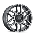 Picture of ION Type 146 17x9 - 5x127 BP - 0mm Offset - 78-1mm Hub Matte Black W-Machined Dart Tint Wheel