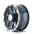Picture of ION Type 174 16x8 - 5x135 BP - -5mm Offset - 87mm Hub Black-Machined Wheel