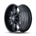 Picture of ION Type 181 20x12 - 5x127 BP - -44mm Offset - 87mm Hub Satin Black-Milled Spokes Wheel