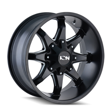 Picture of ION Type 181 20x9 - 8x165-1 BP - 18mm Offset - 130-8mm Hub Satin Black Wheel