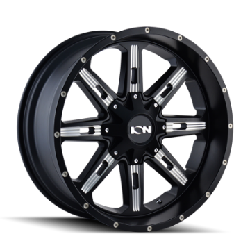 Picture of ION Type 184 20x9 - 6x135 BP - 0mm Offset - 106mm Hub Satin Black-Milled Spokes Wheel