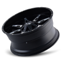 Picture of ION Type 184 17x9 - 5x127 BP - 18mm Offset - 87mm Hub Satin Black-Milled Spokes Wheel