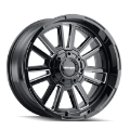 Picture of Mayhem 8115 Apollo 20x9 - 8x170 BP - 18mm Offset - 125-2mm Hub Black w- Milled Spokes Wheel