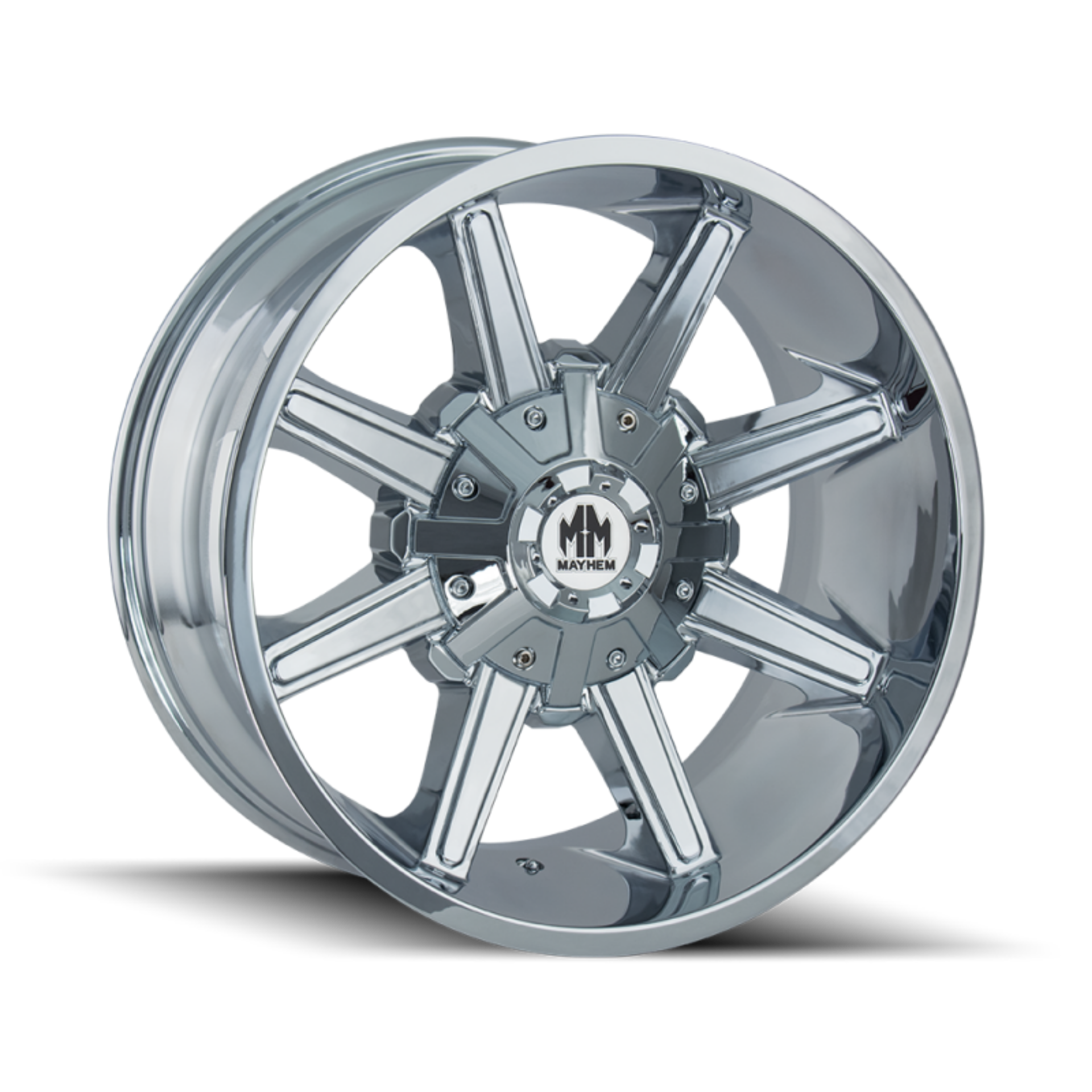 Picture of Mayhem 8104 Arsenal 20x9 - 8x180 BP - 0mm Offset - 124-1mm Hub Chrome Wheel