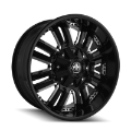 Picture of Mayhem 8070 Assault 18x9 - 5x114-3 BP - 18mm Offset - 87mm Hub Black Wheel