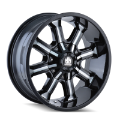 Picture of Mayhem 8102 Beast 20x9 - 5x150 BP - 0mm Offset - 110mm Hub Black w- Milled Spokes Wheel