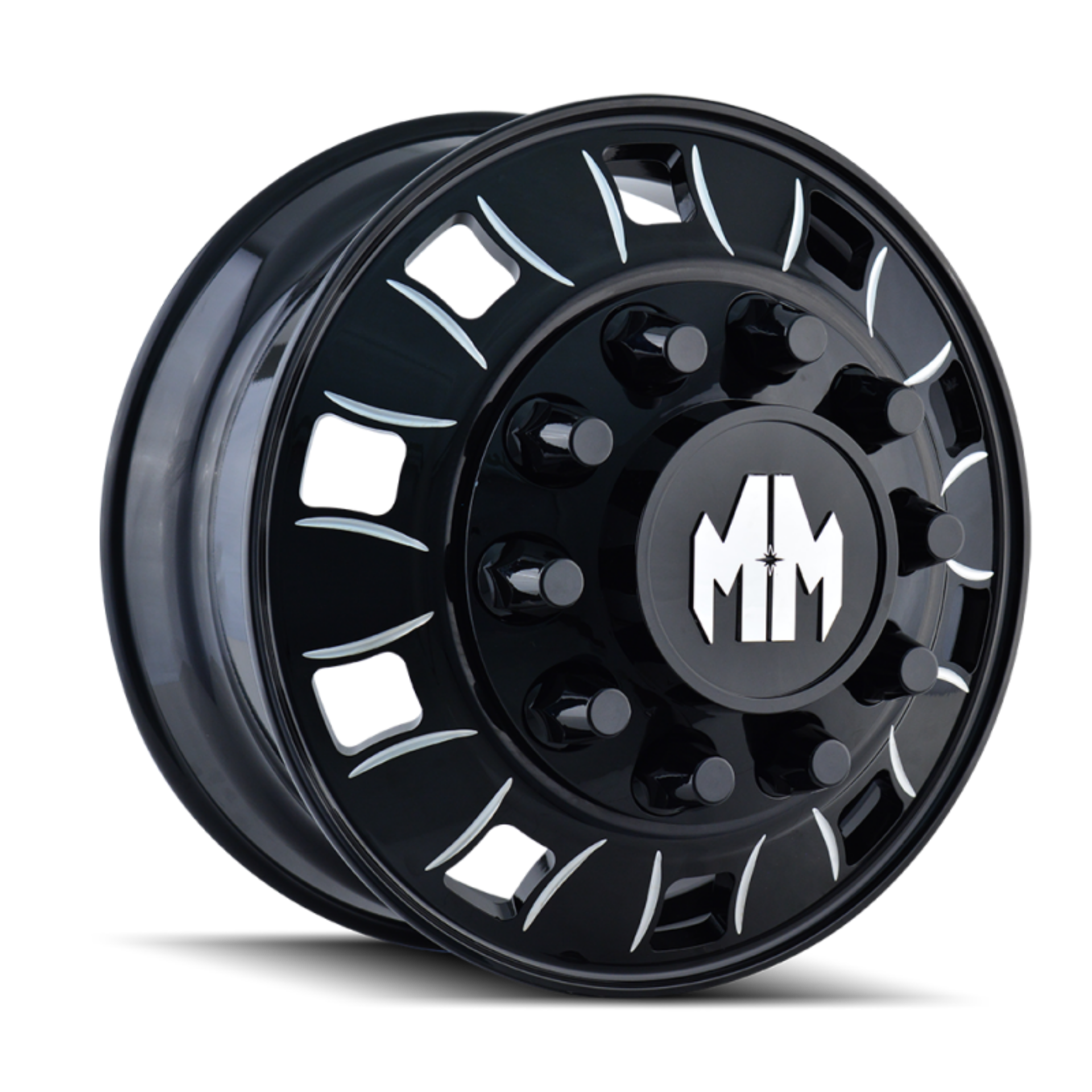 Picture of Mayhem 8180 BigRig 22x8-25 - 10x285-75 BP - 169mm Offset - 220-1mm Hub Inner Black Wheel