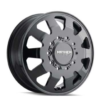 Picture of Mayhem 8181 Challenger Dually 22x8-25 - 10x285 BP - 169mm Offset - 220-1mm Hub Full Black Wheel