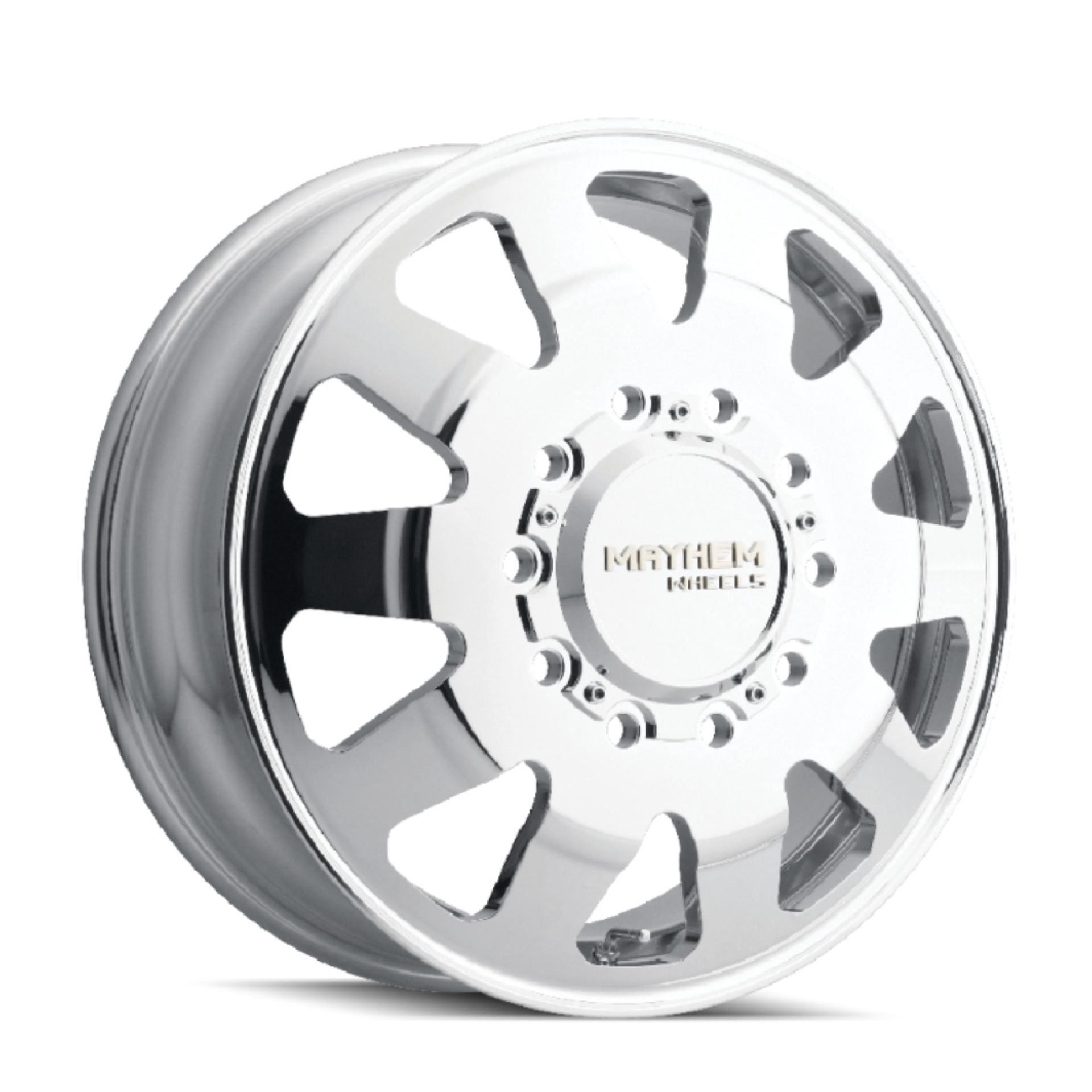 Picture of Mayhem 8181 Challenger Dually 22x8-25 - 10x225 BP - 169mm Offset - 170-1mm Hub Polished Wheel