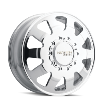 Picture of Mayhem 8181 Challenger Dually 22x8-25 - 10x225 BP - 169mm Offset - 170-1mm Hub Polished Wheel