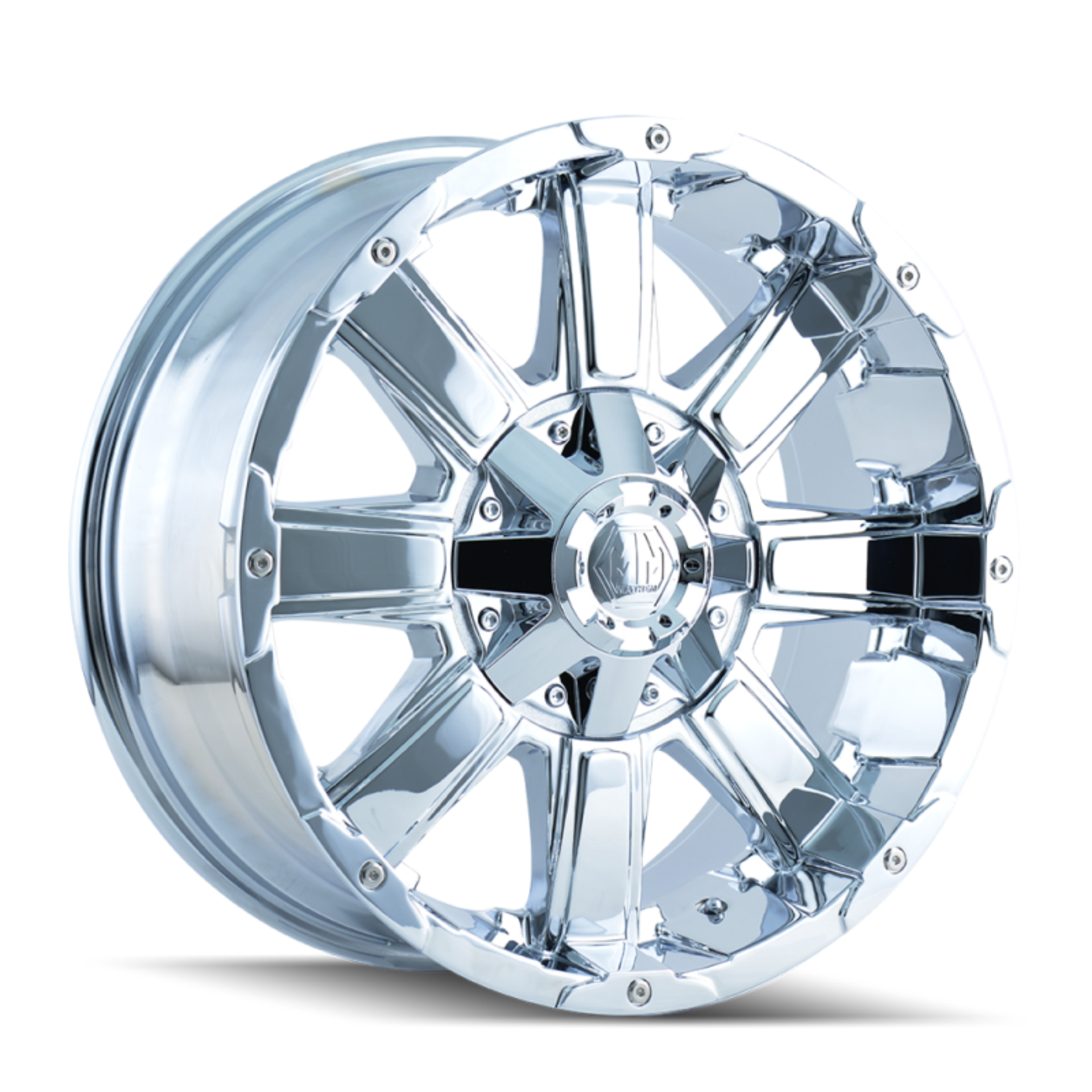 Picture of Mayhem 8030 Chaos 20x9 - 6x135 BP - -12mm Offset - 106mm Hub Chrome Wheel