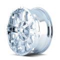 Picture of Mayhem 8030 Chaos 18x9 - 5x150 BP - 18mm Offset - 110mm Hub Chrome Wheel