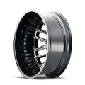 Picture of Mayhem 8107D Cogent Dually 20x8-25-8x210 BP--232mm Offset-154-2mm Hub Black w- Milled Spokes Wheel