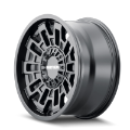 Picture of Mayhem 8113 Cortex 20x9 - 5x127 BP - 0mm Offset - 87-1mm Hub Matte Black Wheel