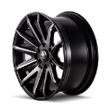 Picture of Mayhem 8109 Crossfire 20x9-5 - 6x135 BP - 25mm Offset - 87-1mm Hub Black w- Milled Spokes Wheel