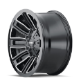 Picture of Mayhem 8108 Decoy 20x10 - 6x135 BP - -19mm Offset - 106mm Hub Black w- Milled Spokes Wheel