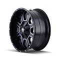 Picture of Mayhem 8103 Fierce 18x9 - 6x135 BP - -12mm Offset - 106mm Hub Black w- Milled Spokes Wheel