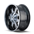Picture of Mayhem 8103 Fierce 20x10 - 5x127 BP - -19mm Offset - 87mm Hub Chrome Wheel