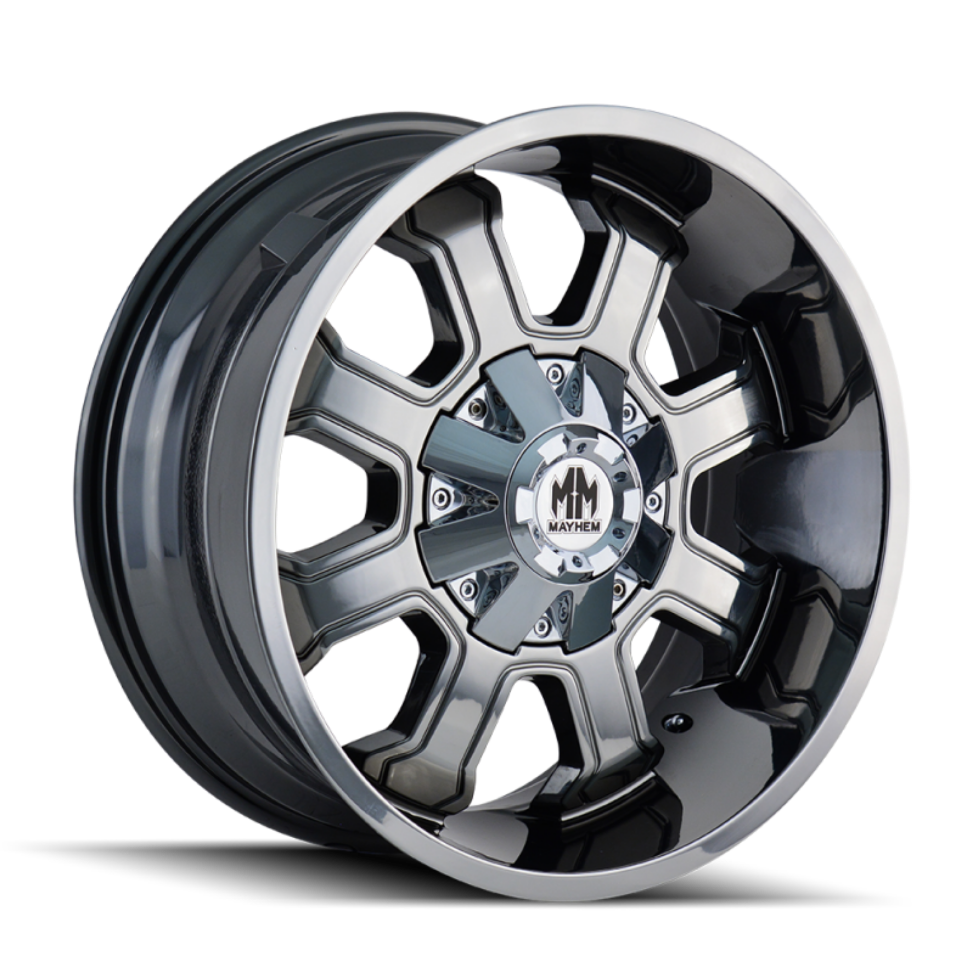 Picture of Mayhem 8103 Fierce 20x9 - 5x127 BP - 0mm Offset - 87mm Hub Chrome Wheel