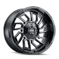 Picture of Mayhem 8111 Flywheel 20x9 - 6x135 BP - 18mm Offset - 106mm Hub Black w- Milled Spokes Wheel