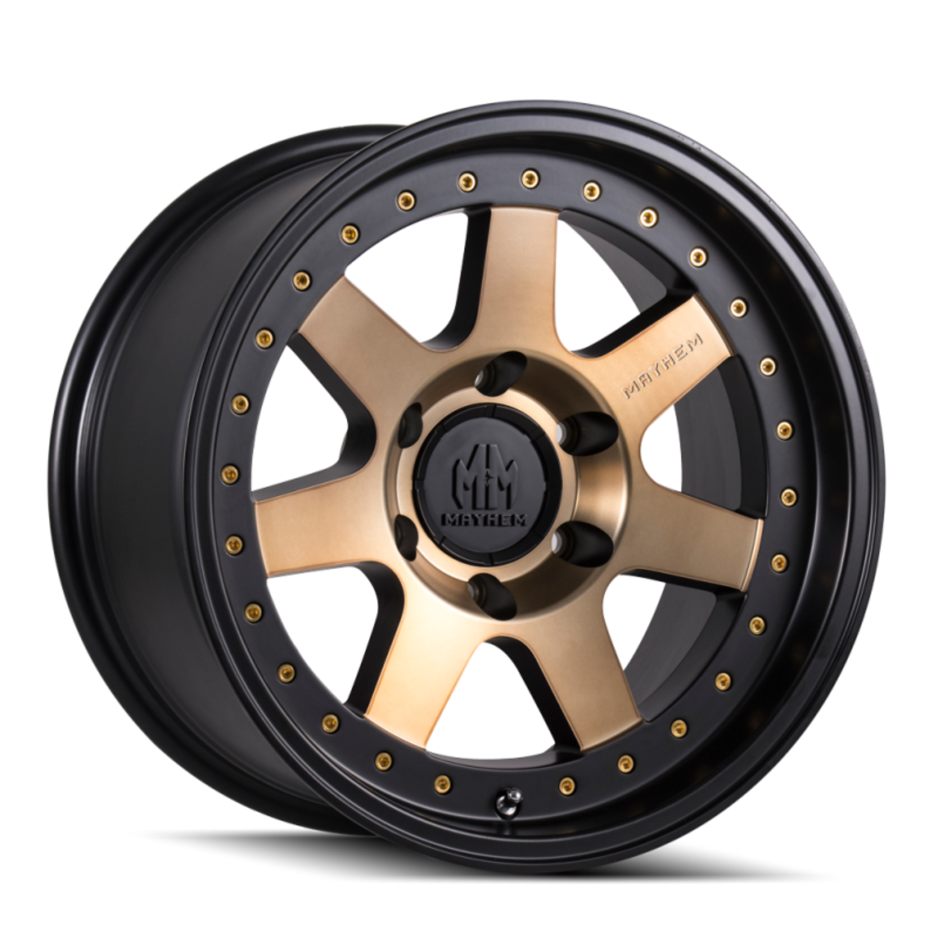 Picture of Mayhem 8300 Prodigy 18x9 - 8x170 BP - 0mm Offset - 130-8mm Hub Matte Black w- Bronze Tint Wheel