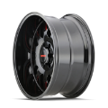 Picture of Mayhem 8110 Tripwire 20x9 - 6x135 BP - 18mm Offset - 106mm Hub Black w- Prism Red Wheel