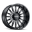 Picture of Mayhem 8114 Utopia 20x10 - 8x165-1 BP - -19mm Offset - 125-2mm Hub Black w- Milled Spokes Wheel