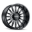Picture of Mayhem 8114 Utopia 22x12 - 5x127 BP - -44mm Offset - 71-5mm Hub Black w- Milled Spokes Wheel