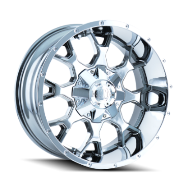 Picture of Mayhem 8015 Warrior 20x9 - 5x150 BP - 18mm Offset - 110mm Hub Chrome Wheel