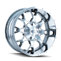 Picture of Mayhem 8015 Warrior 20x9 - 5x150 BP - 0mm Offset - 110mm Hub Chrome Wheel