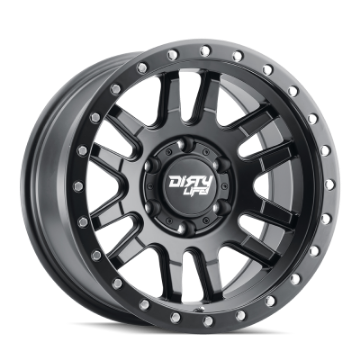 Picture of Dirty Life 9309 Canyon Pro 17x9-5x127 BP--12mm Offset-71-5mm Hub Matte Black Wheel - Beadlock