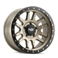 Picture of Dirty Life 9309 Canyon Pro 17x9-5x150 BP-0mm Offset-110mm Hub Satin Gold Wheel - Beadlock