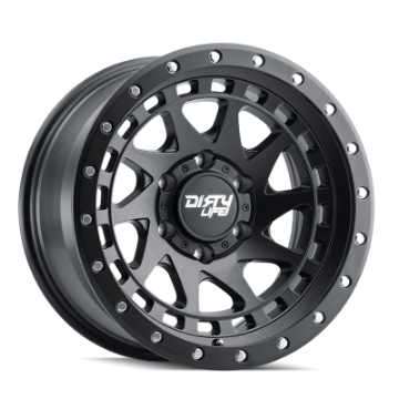 Picture of Dirty Life 9311 Enigma Pro 17x9-5x139-7 BP--38mm Offset-108-1mm Hub Matte Blk Wheel w-Simu- Ring