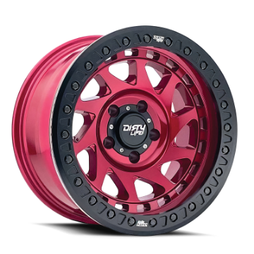 Picture of Dirty Life 9313 Enigma Race 17x9 - 5x127 BP - -38mm Offset - 78-1mm Hub Crimson Candy Red Wheel