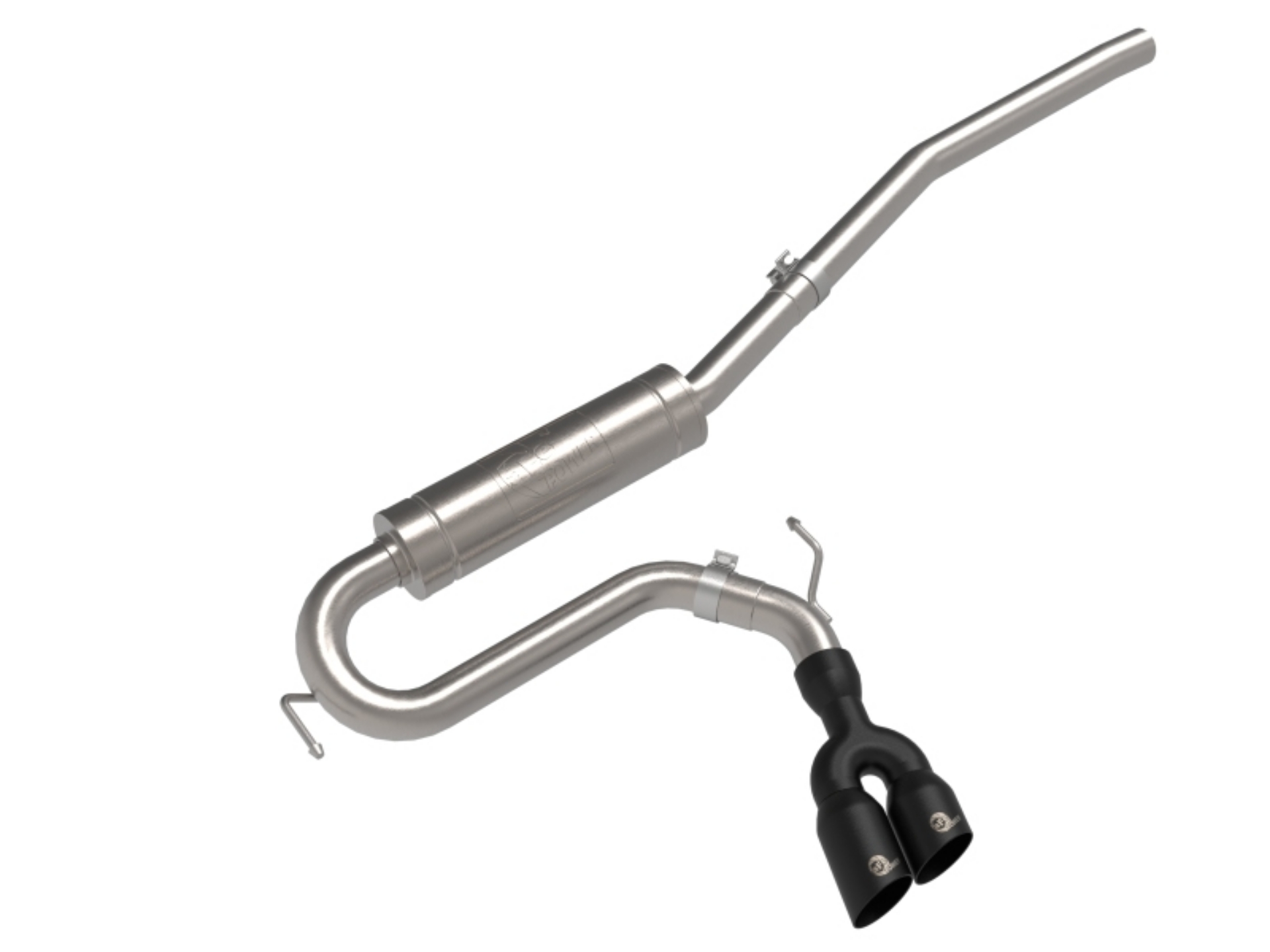 Picture of aFe Rebel Series 2-5in 409 SS Cat-Back Exhaust w- Black Tip 2022 Ford Maverick