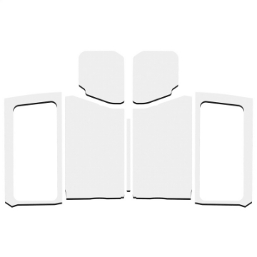 Picture of DEI 18-23 Jeep Wrangler JL 2-Door Boom Mat Complete Headliner Kit - 7 Piece - Gray