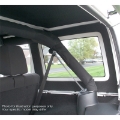 Picture of DEI 18-23 Jeep Wrangler JL 2-Door Boom Mat Rear Side Window Trim - 2 Piece - Black