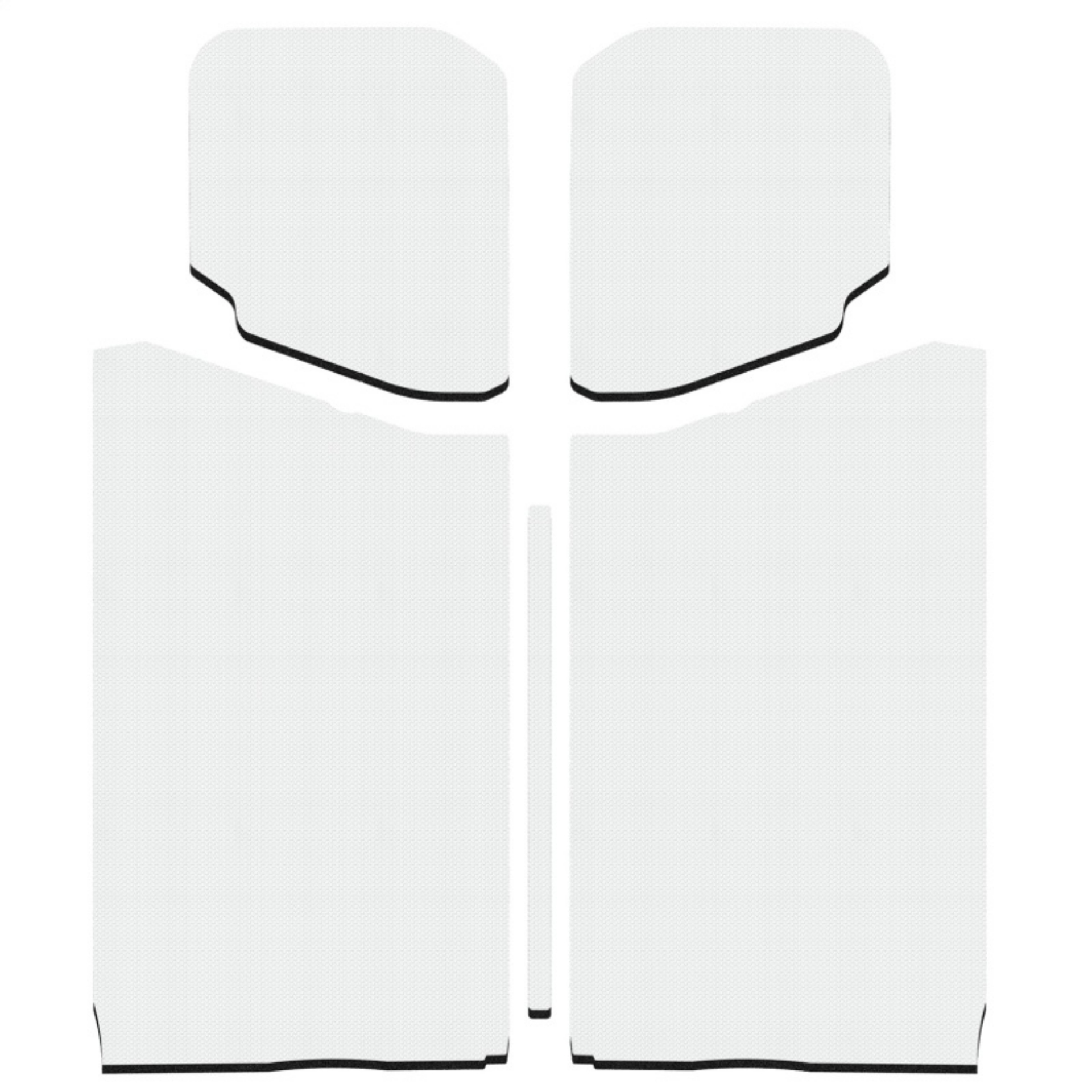 Picture of DEI 18-23 Jeep Wrangler JL 2-Door Boom Mat Headliner - 5 Piece - White