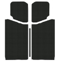 Picture of DEI 18-23 Jeep Wrangler JL 2-Door Boom Mat Headliner - 5 Piece - Black