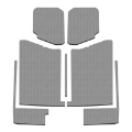 Picture of DEI 20-22 Jeep Gladiator JT 4-Door Boom Mat Complete Headliner Kit - 7 Piece - Gray Leather Look
