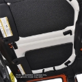 Picture of DEI 20-22 Jeep Gladiator JT 4-Door Boom Mat Complete Headliner Kit - 7 Piece - Gray Leather Look