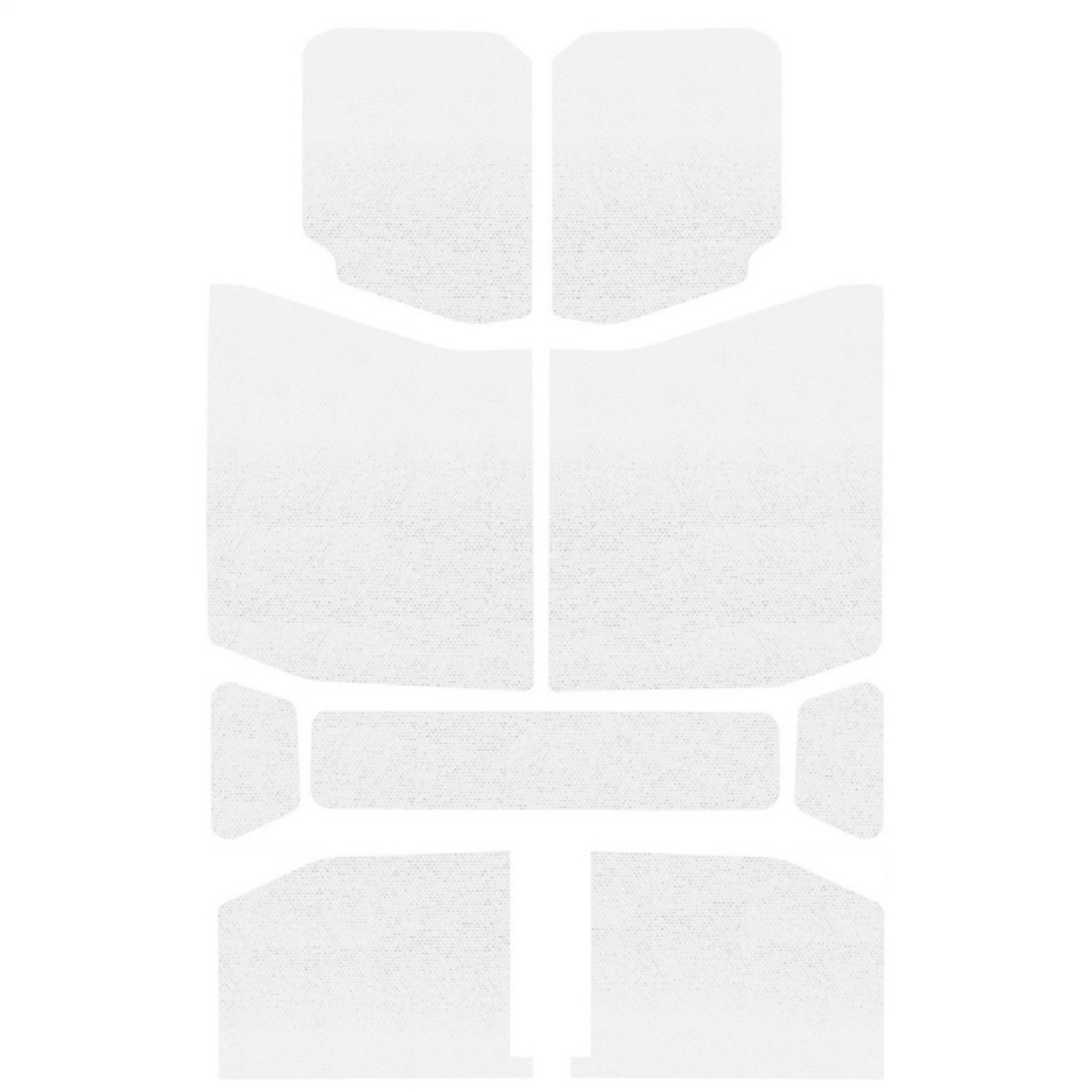 Picture of DEI 18-23 Jeep Wrangler JL 4-Door Boom Mat Headliner - 9 Piece - White