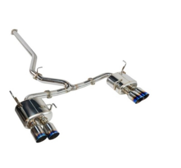 Picture of Remark 22+ Subaru WRX VB Sports Touring Spec - 4in- Burnt SS Quad Tips Non-Resonated