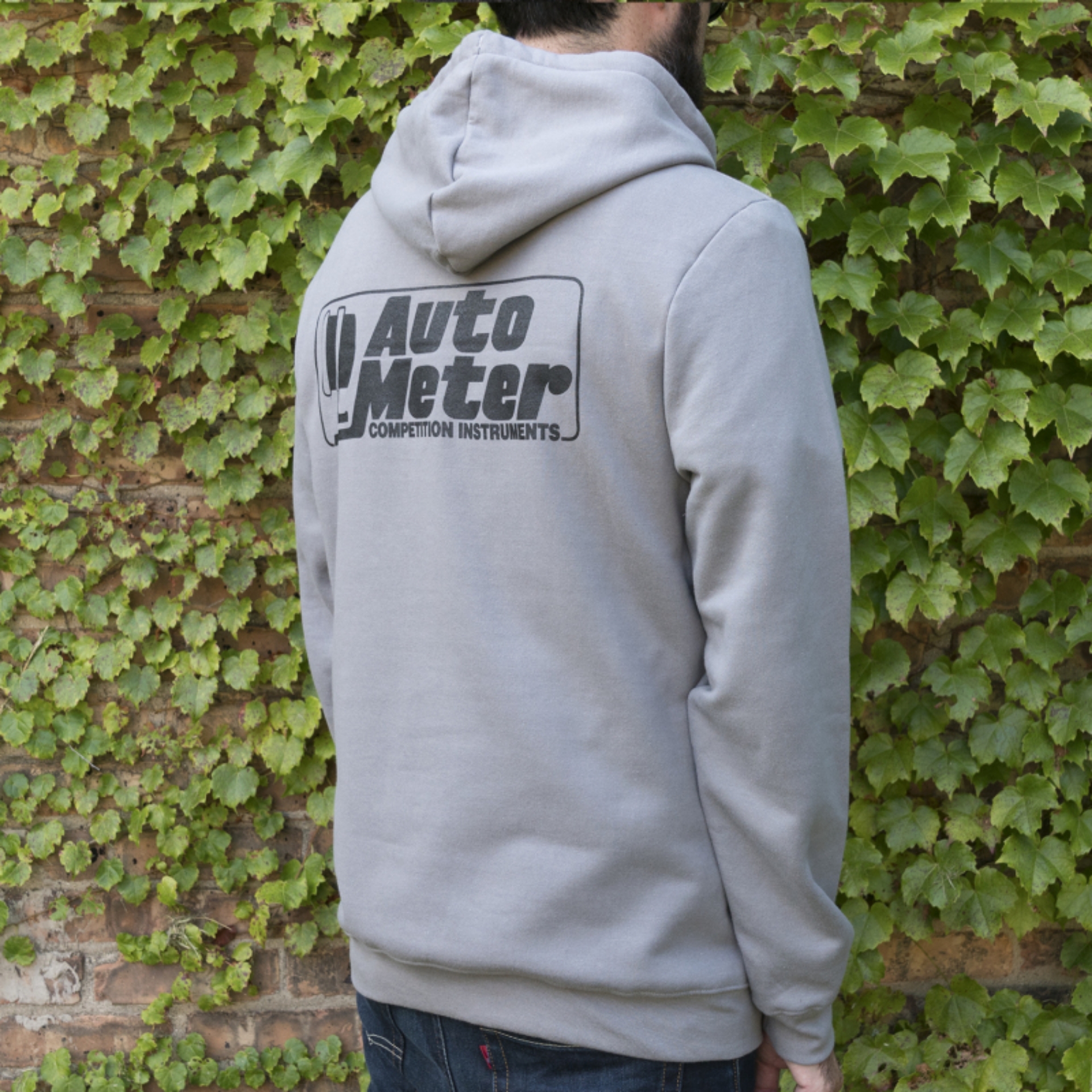 Picture of Autometer Gray Competition Pullover Hoodie - Adult XL
