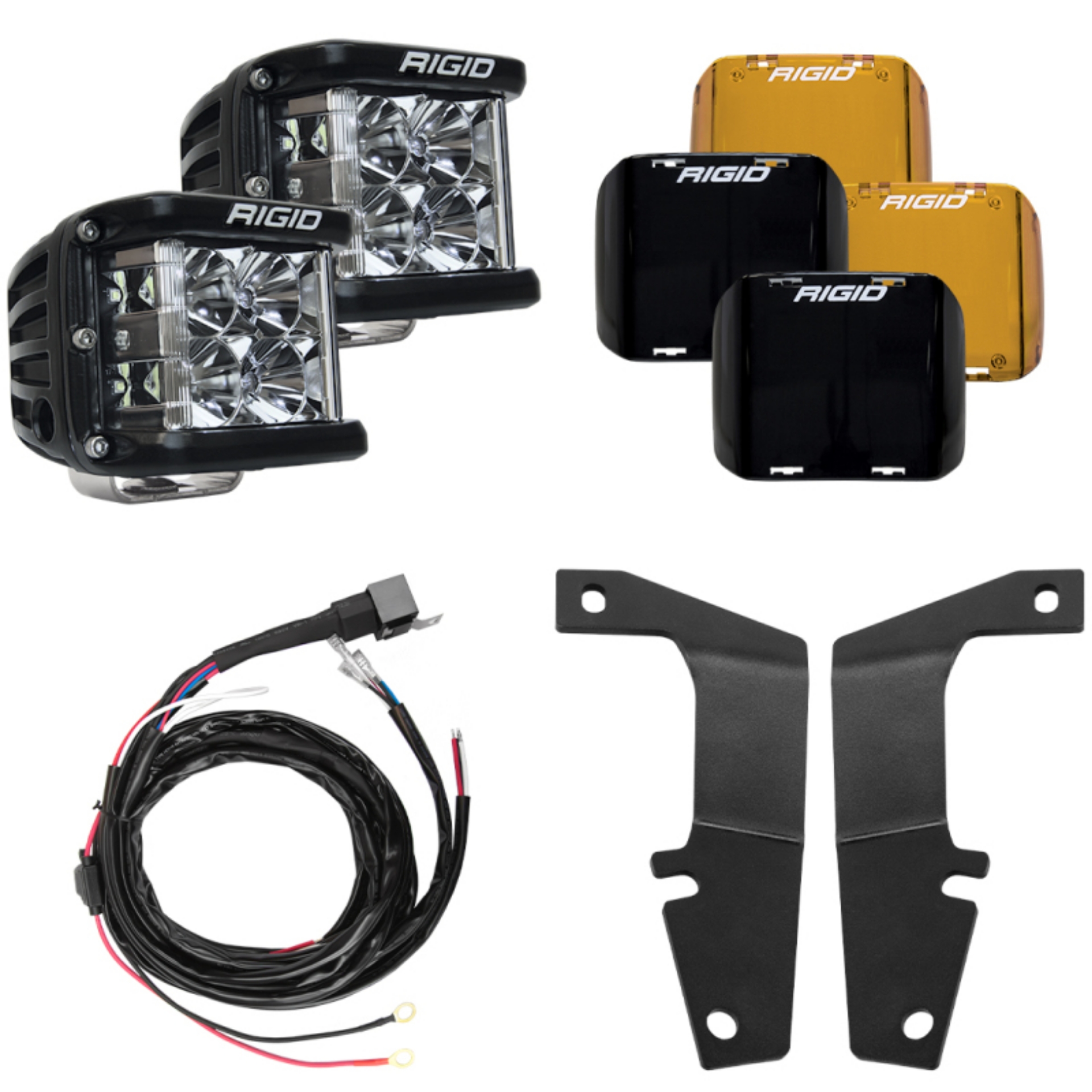 Picture of Rigid Industries 10-20 Toyota 4Runner A-Pillar Light Kit w-D-SS Flood